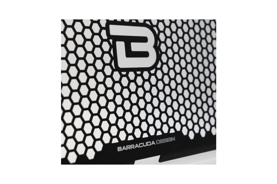 Barracuda protección del radiadoz, Aluminio negro, para Kawasaki Z900 a partir del año modelo 2017-