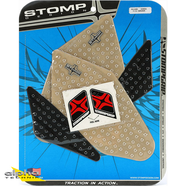 Stompgrip transparente, Volcano, para Honda CBR250R, 2011-2013