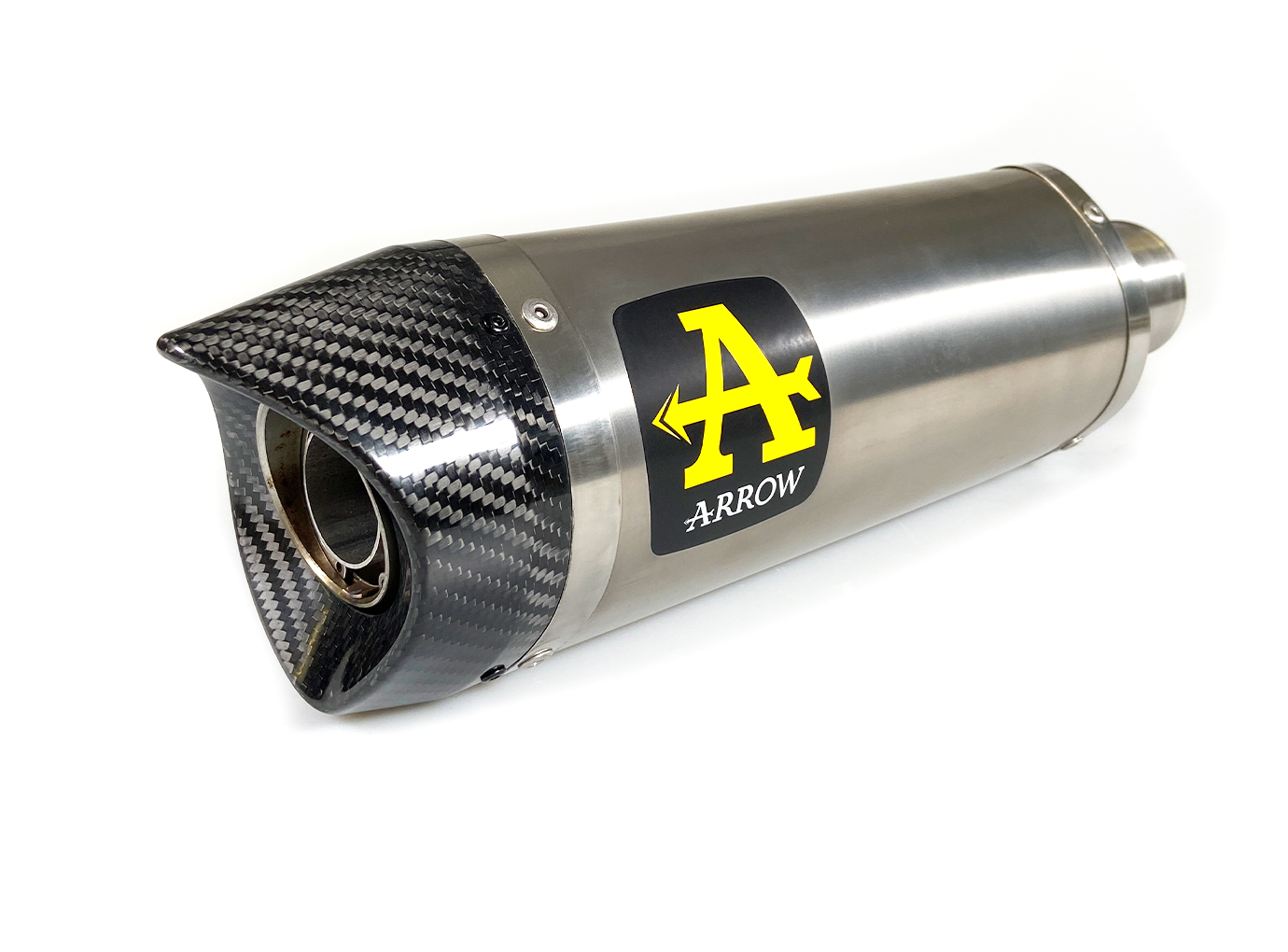 Silenciador ARROW THUNDER para Yamaha MT-07 2021-, Titanio