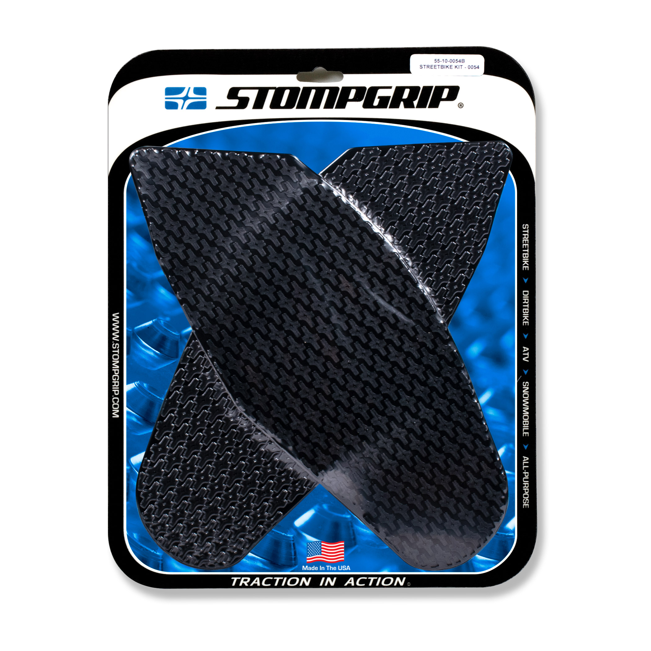 Stompgrip Traction Pads negras, para Suzuki GSX-R600, GSX-R750