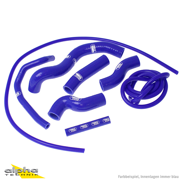 Kit de mangueras de silicona SAMCO SPORT azul para Kawasaki Z1000 modelos 2007-2009