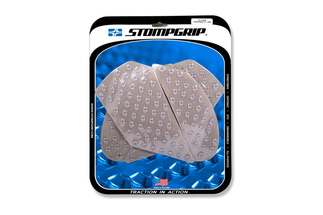 Almohadillas de tracción Stompgrip transparentes, para Kawasaki ZX10R Ninja 2011-2025, ZX10R SE 2019-2020, ZX10RR 2017-2025