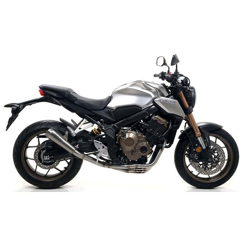 Silencioso ARROW PRO-RACE para Honda CB650R / CBR650R 2019-, Acero Inoxidable (Solo con colector ARROW)