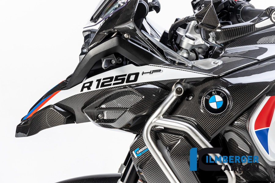Pico anterior, delanteroe / Guardabarros delantero arriba lado izquierdo Carbono para BMW R 1250 GS Adventure a partir de 2019