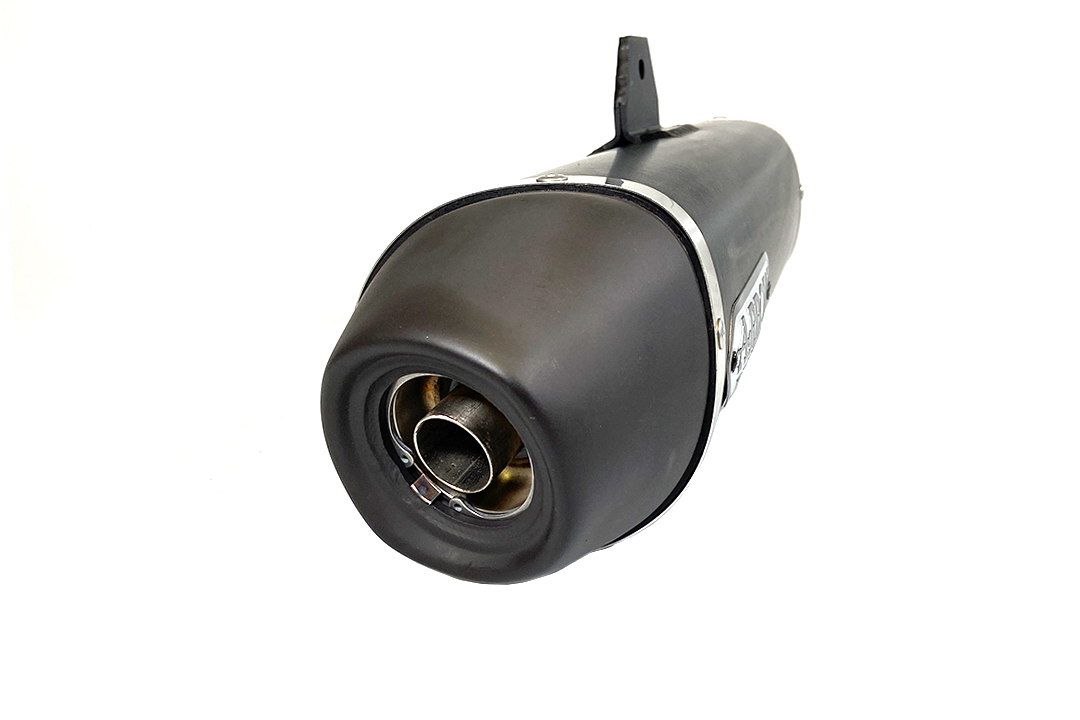 ARROW Escape DARK URBAN para Piaggio MP3 500LT 2017-, Aluminio negro (Solo con colector ARROW)