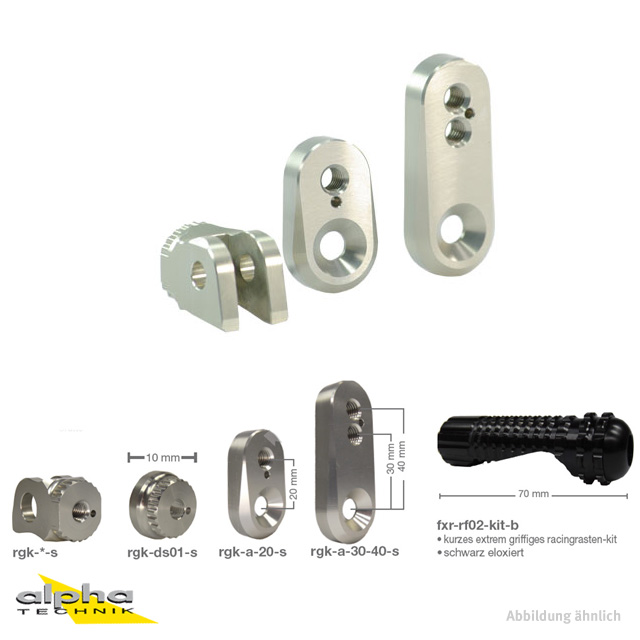 GILLES RGK2 Kit de Ensanchamiento 10 mm plateado