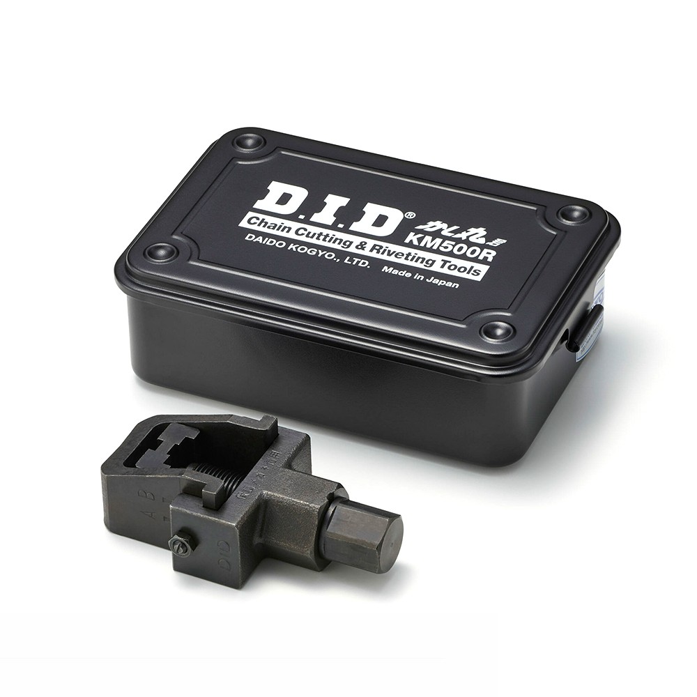 DID KM500R Herramienta para cadena para remachar eslabones maestros de remache hueco