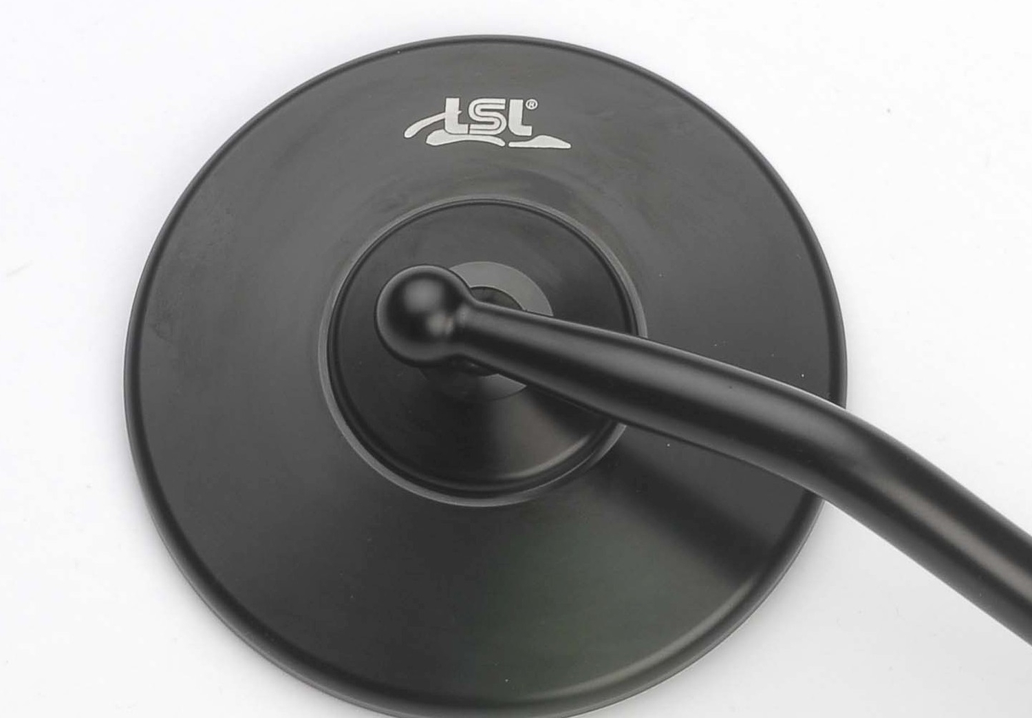 LSL CLUBMAN Espejo con logo, negro, lado derecho,