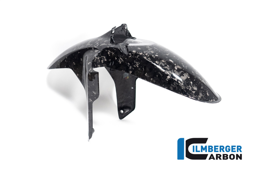 Guardabarros de carbono Ilmberger anterior, delanteroe, Black Diamond Carbon, brillante, BMW R1300GS 2023-