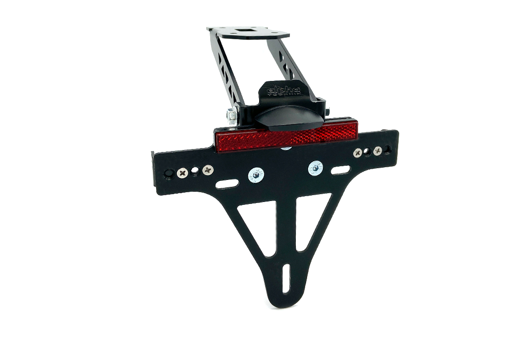 Soporte de matrícula alpha Technik para Kawasaki Versys 650, Tipo LE650E / LE650H / LE650J, a partir del año de modelo 2015-