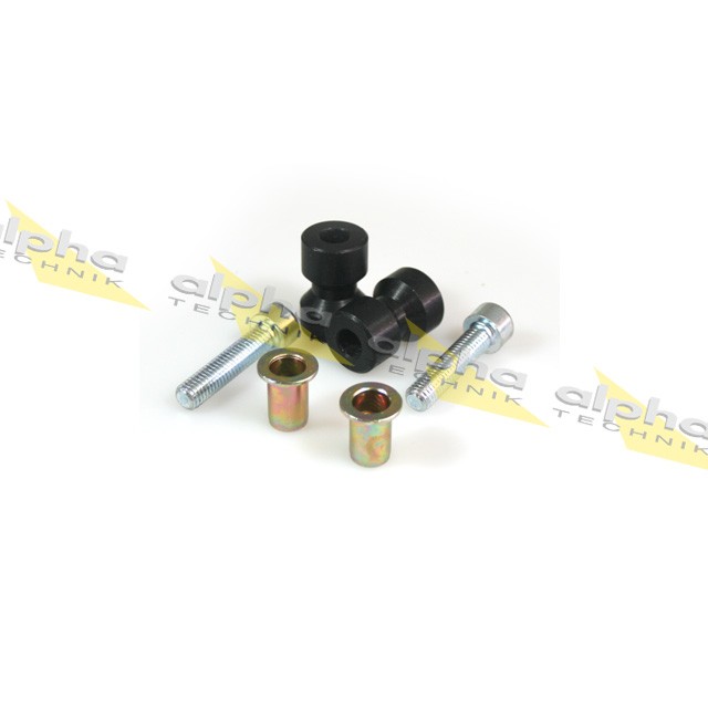 Juego de casquillos de aluminio para soporte FG M8 con tuerca remachable