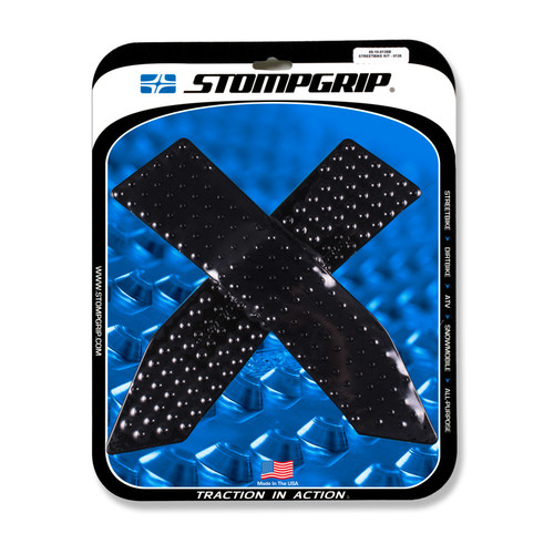 Stompgrip negro, Volcano, para BMW, K1600 (B, GT, GTL), 2018-2025, K1600 Grand America, 2019-2025 y Honda, VFR1200X, 2010-2017