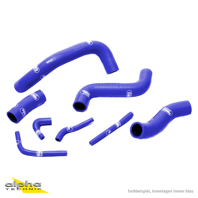 Kit de mangueras de silicona SAMCO SPORT azul para Kawasaki ZRX1100 ZRX1200 a partir del año de modelo 1997- solo para vehículos con desescarche de carburador