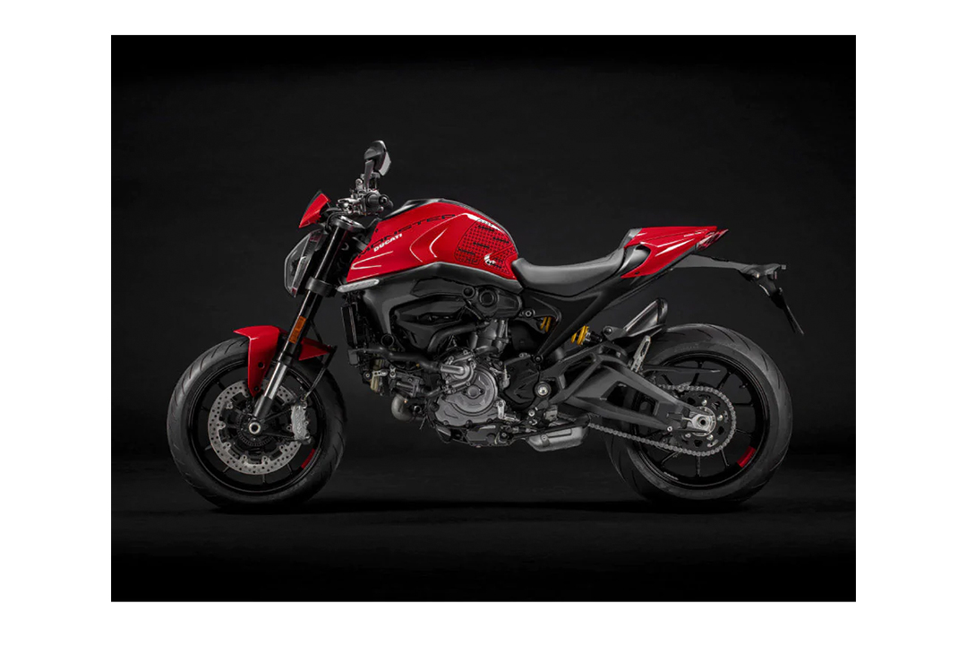 Almohadilla Stompgrip depósito de gasolina transparente, Icon, Kit depósito de gasolina para Streetbike para Monster 937 (plus, SP), 2021-2025, Monster 1200 (S), 2021-2024