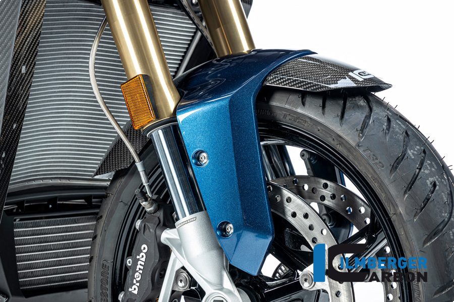 Guardabarros de carbono Ilmberger anterior, delanteroe para guardabarros original pintado, brillante, BMW S1000XR 2020- M1000XR 2024-