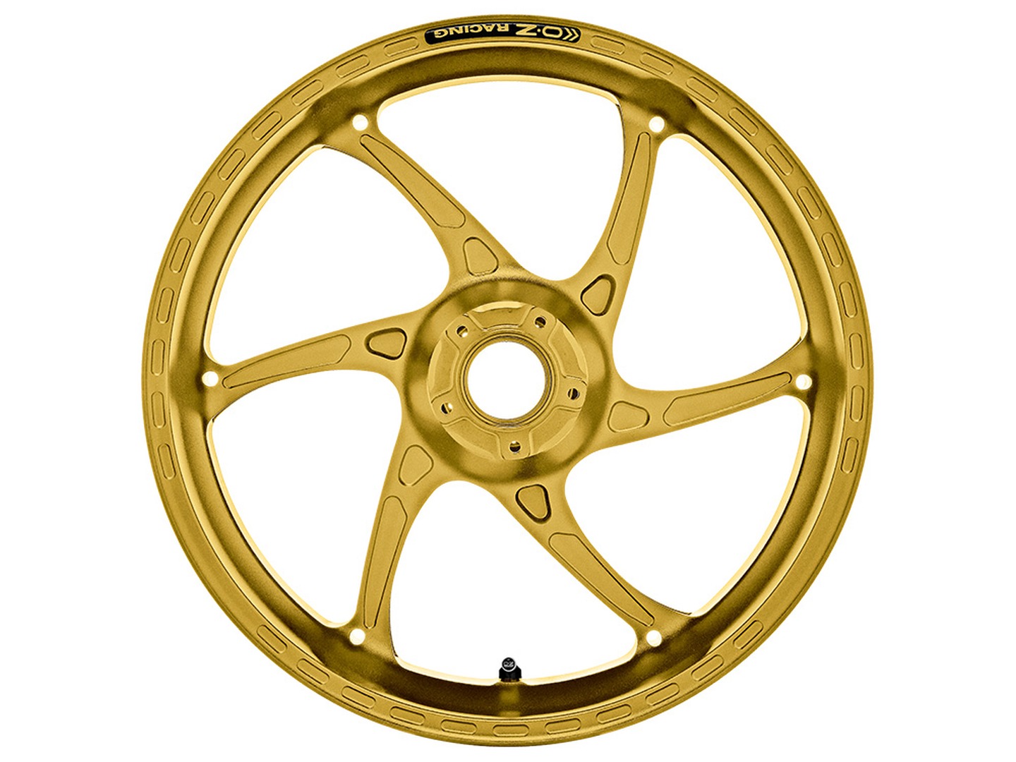 OZ Gass RS-A Aluminio trasero en color oro mate para Aprilia RS 660, 2021-2022
