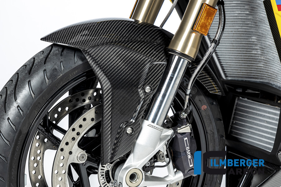 Guardabarros delantero Ilmberger de Carbono anterior, delanteroe (versión extendida), brillante, BMW S1000XR 2020- M1000XR 2024-