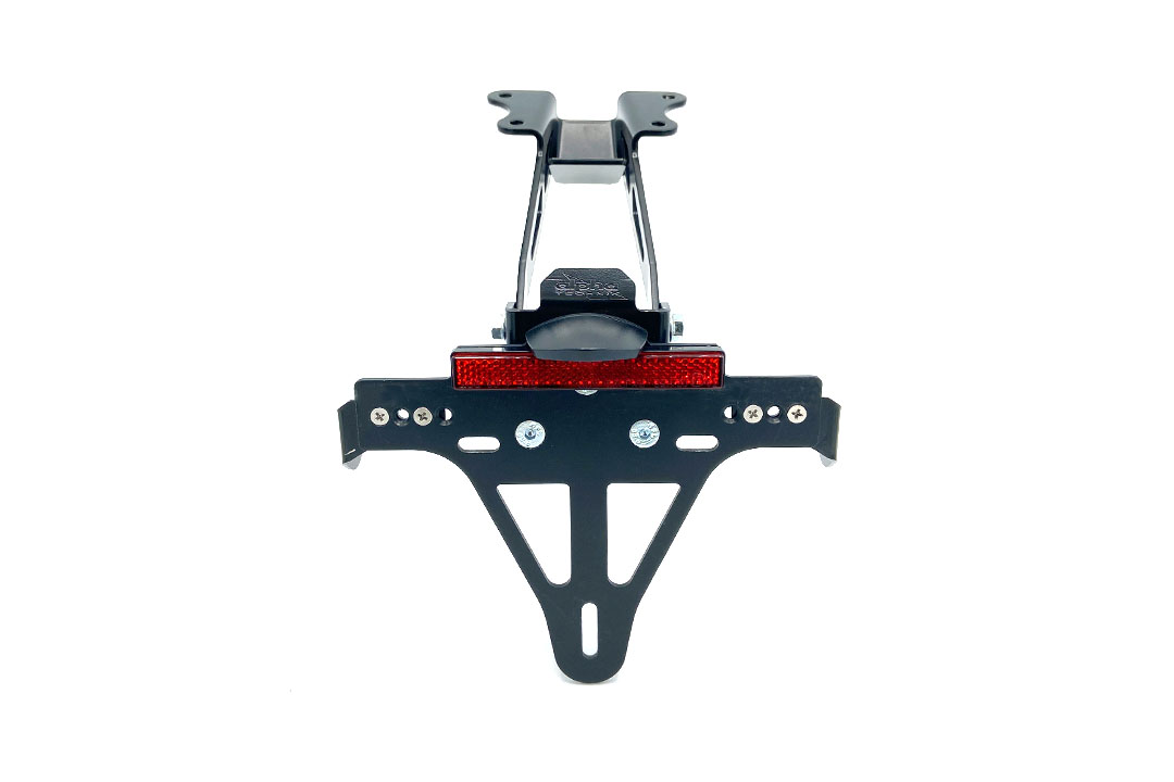 Soporte de matrícula alpha Technik para Yamaha Tracer 9 / GT / Y-AMT / GT Y-AMT, a partir del año modelo 2021-, Tipo RN70 / RN99 / RNA1