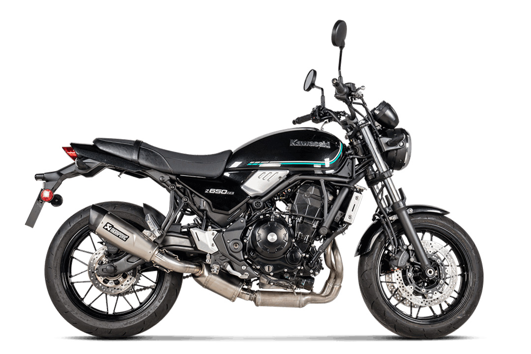 Akrapovic Slip-On Line (Titanium) Escape Kawasaki Z650RS a partir del año de modelo 2022-