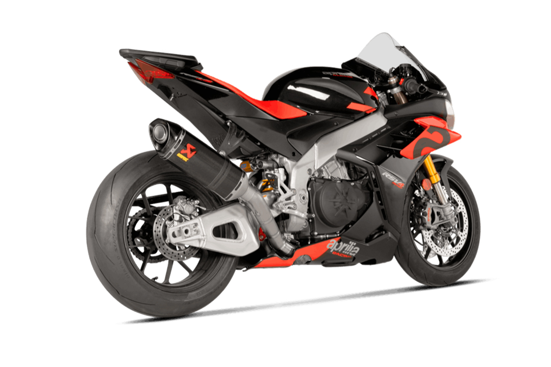 Akrapovic Evolution Line (Carbon) sistema de escape para Aprilia RSV4 y Tuono V4 a partir del año de modelo 2021-