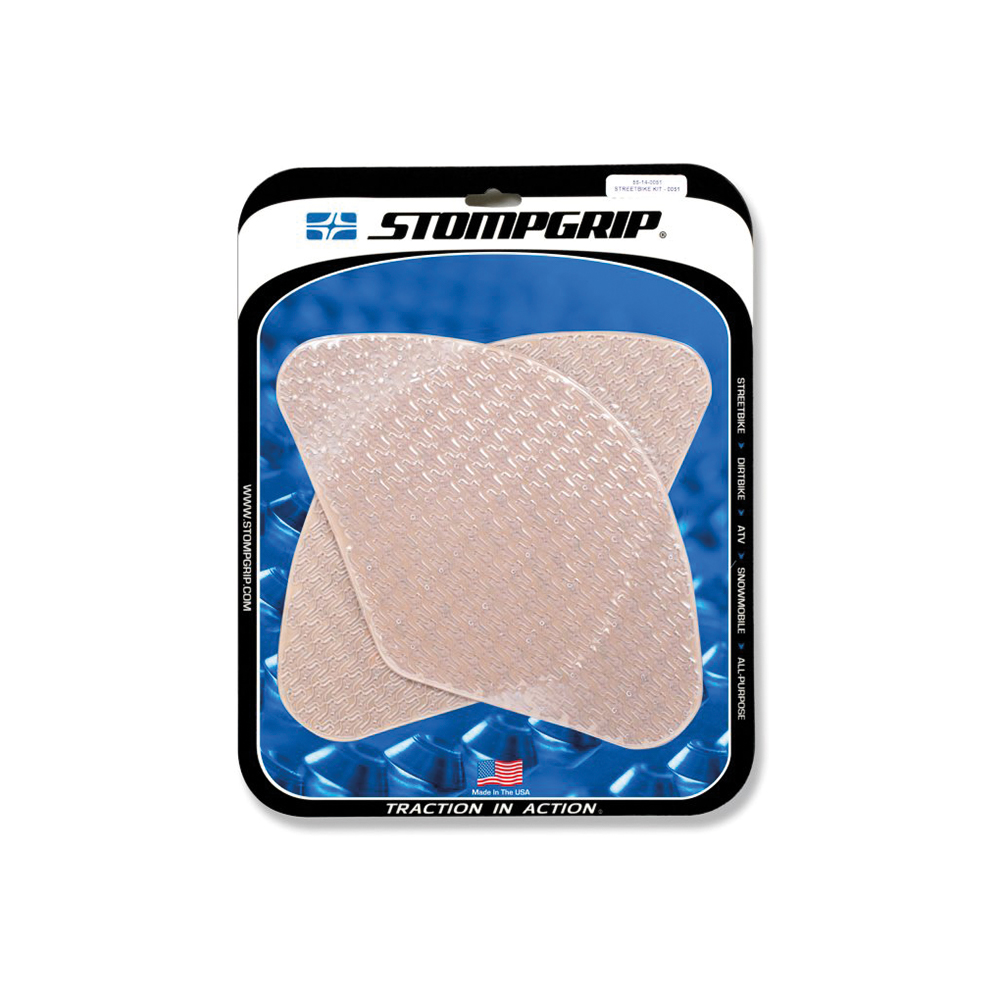 Stompgrip Traction Pads transparentes, para BMW, R1200GS (Adventure), Suzuki, SV650 (S), SV1000