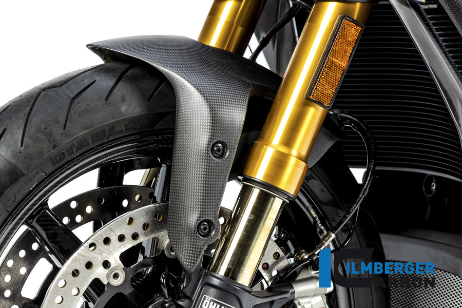 Guardabarros delantero de carbono Ilmberger anterior, delanteroe, mate, Ducati Diavel 1260, 2019-