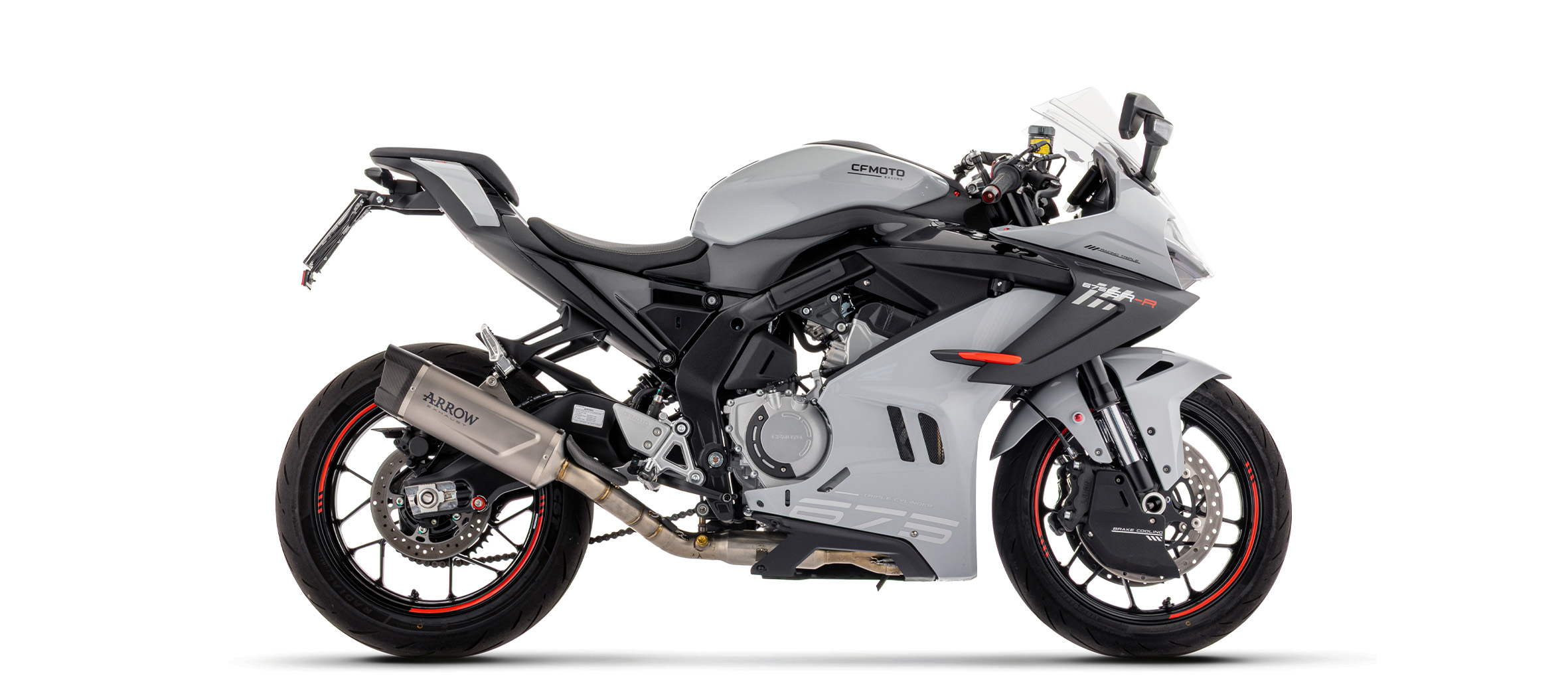 ARROW Auspuff INDY RACE Komplettanlage für CF Moto 675 SR-R Modelljahr 2025-