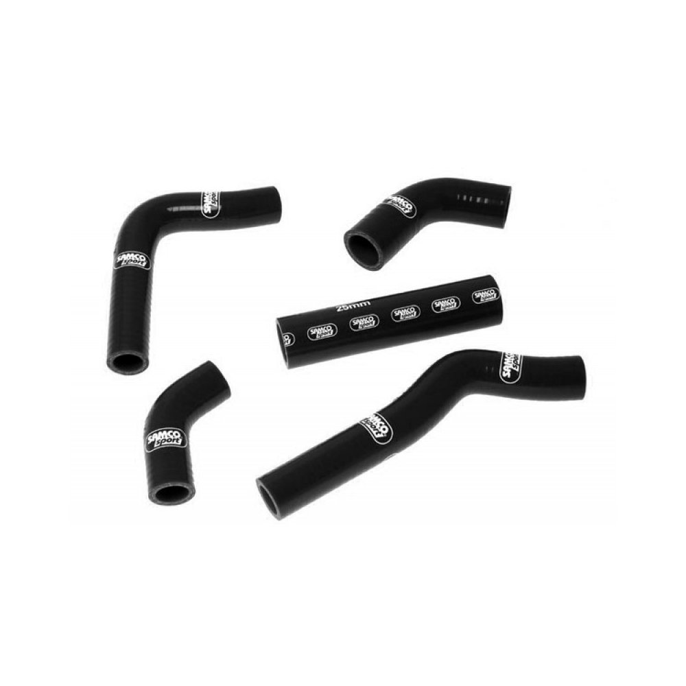 Kit de mangueras de silicona SAMCO SPORT negro para Yamaha RD500LC año del modelo 1984-1987