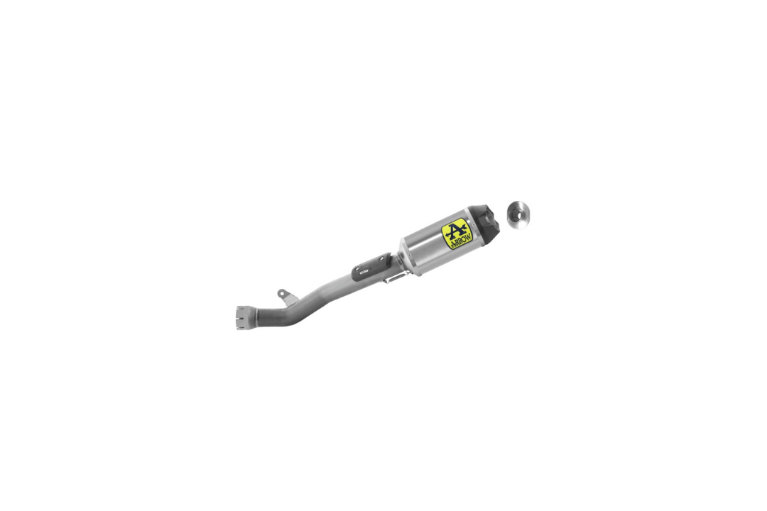 ARROW Sistema de escape completo PRO-RACE COMPETITION HALF SYSTEM para Kawasaki Ninja ZX10RR 2021-, Titanio