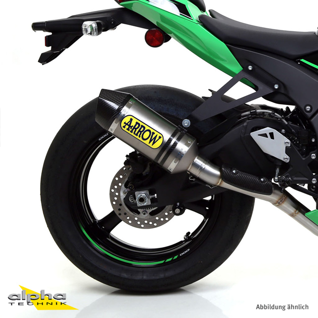 ARROW Escape RACE-TECH para Kawasaki ZX-10R 2016-2018, Titanio