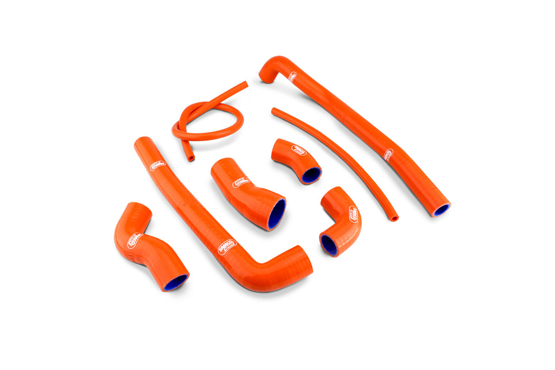 SAMCO SPORT Kit de Mangueras de Silicona Diseño OEM naranja para KTM 1290 Super Adventure R S Año de modelo 2021-2024