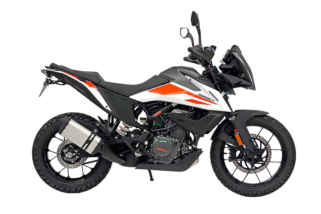 Soporte de matrícula alpha Technik para KTM 390 Adventure a partir del año modelo 2020, Tipo: KTM Is Adventure