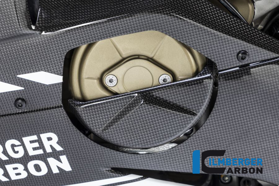 Tapa de alternador de carbono Ilmberger brillante para Ducati Panigale V4 / V4S y Streetfighter V4