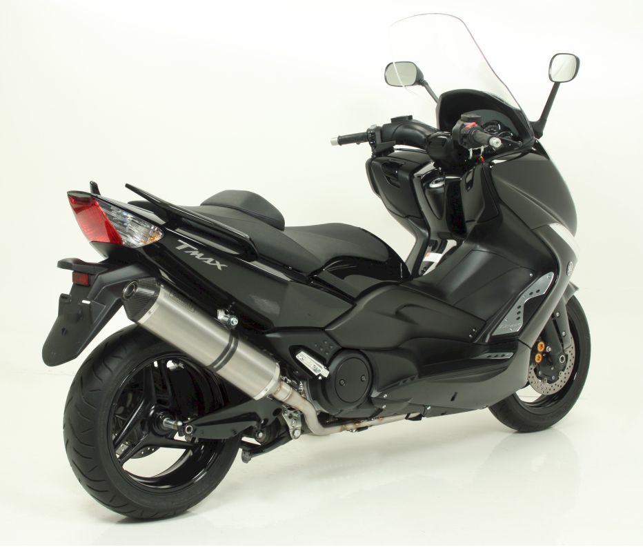Sistema completo GIANNELLI IPERSPORT para Yamaha T-Max 500, 2008-11, sin catalizador, Titanio