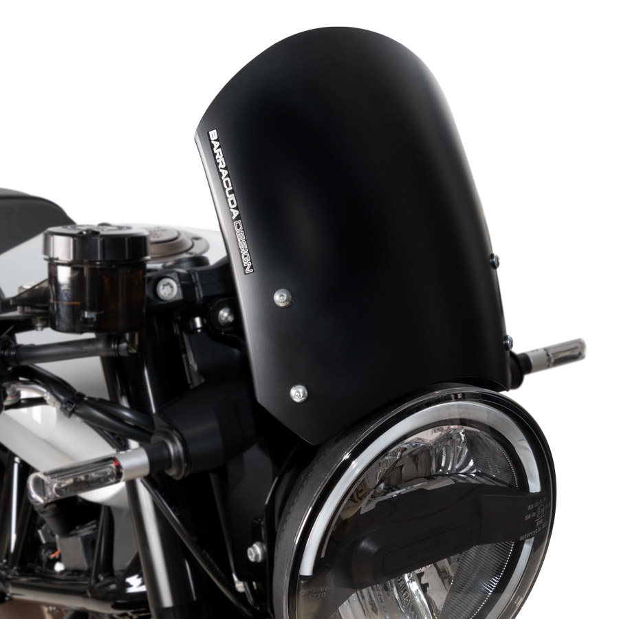Cúpula Barracuda Aerosport Aluminio Negro para Husqvarna Vitpilen 701