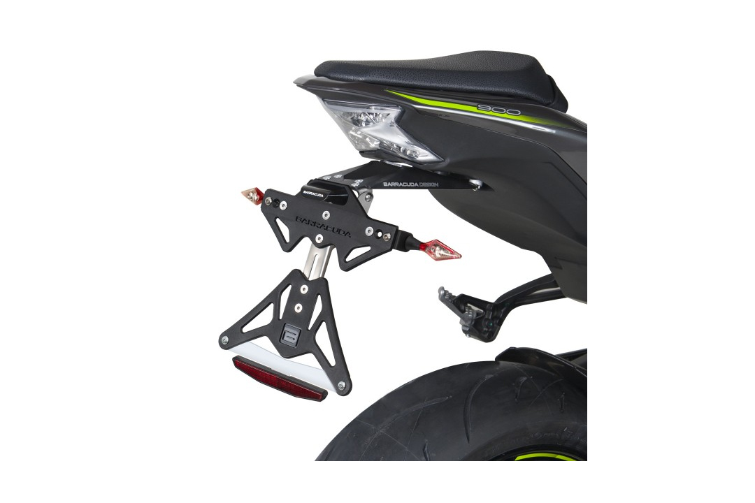 Soporte de matrícula Barracuda para Kawasaki Z900 2017-2020