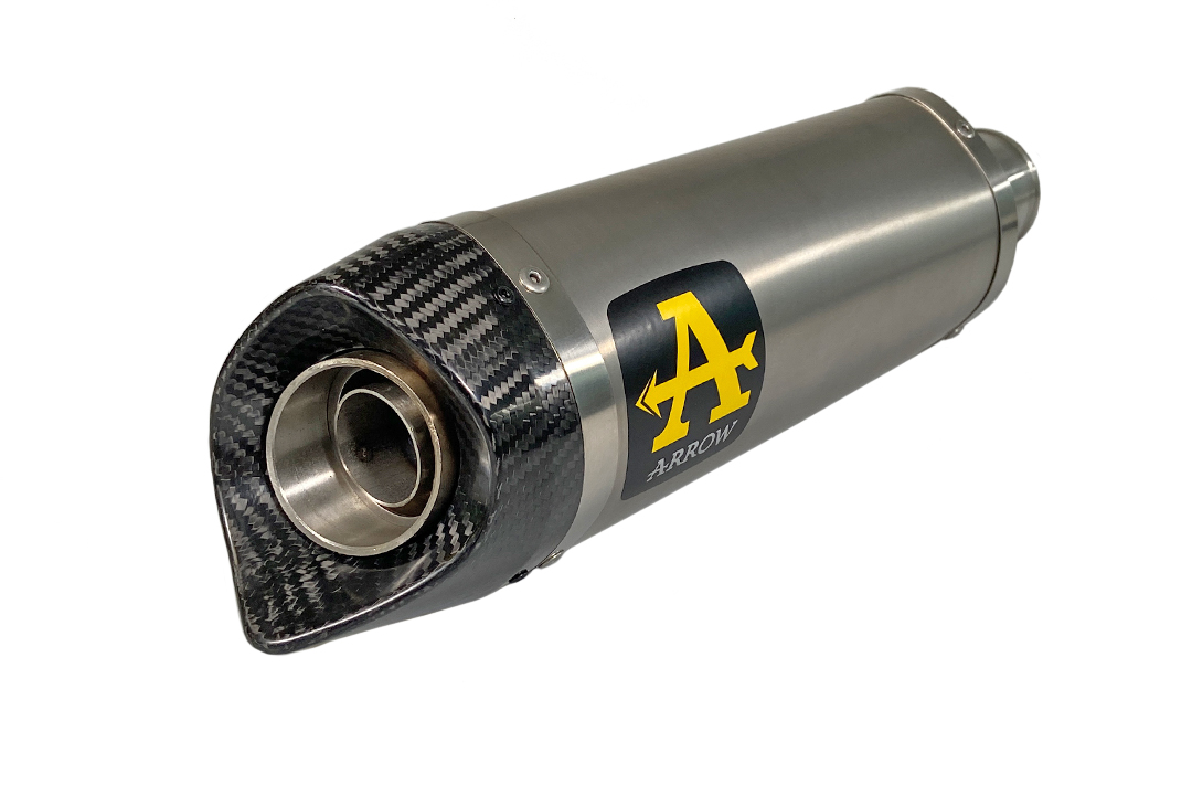 Escape ARROW THUNDER para YZF-R6 RJ11/RJ15 2006-2016, Titanio (Para colector ARROW)