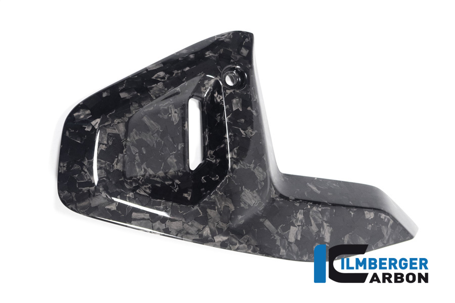 Ilmberger Carbon chasiscubierta triangular lado derecho, Carbono Black Diamond, brillante, BMW R1300GS 2023-