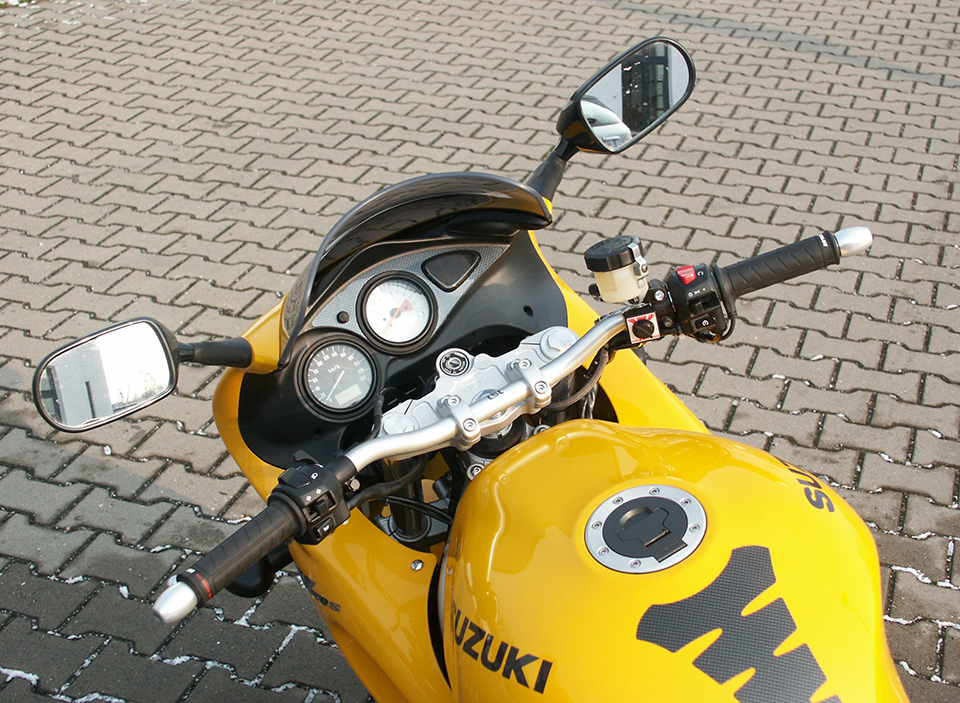 Kit Superbike LSL con certificado de piezas para Suzuki SV650S, Tipo AV, año de modelo 1999-2002, plata, (Tipo G)
