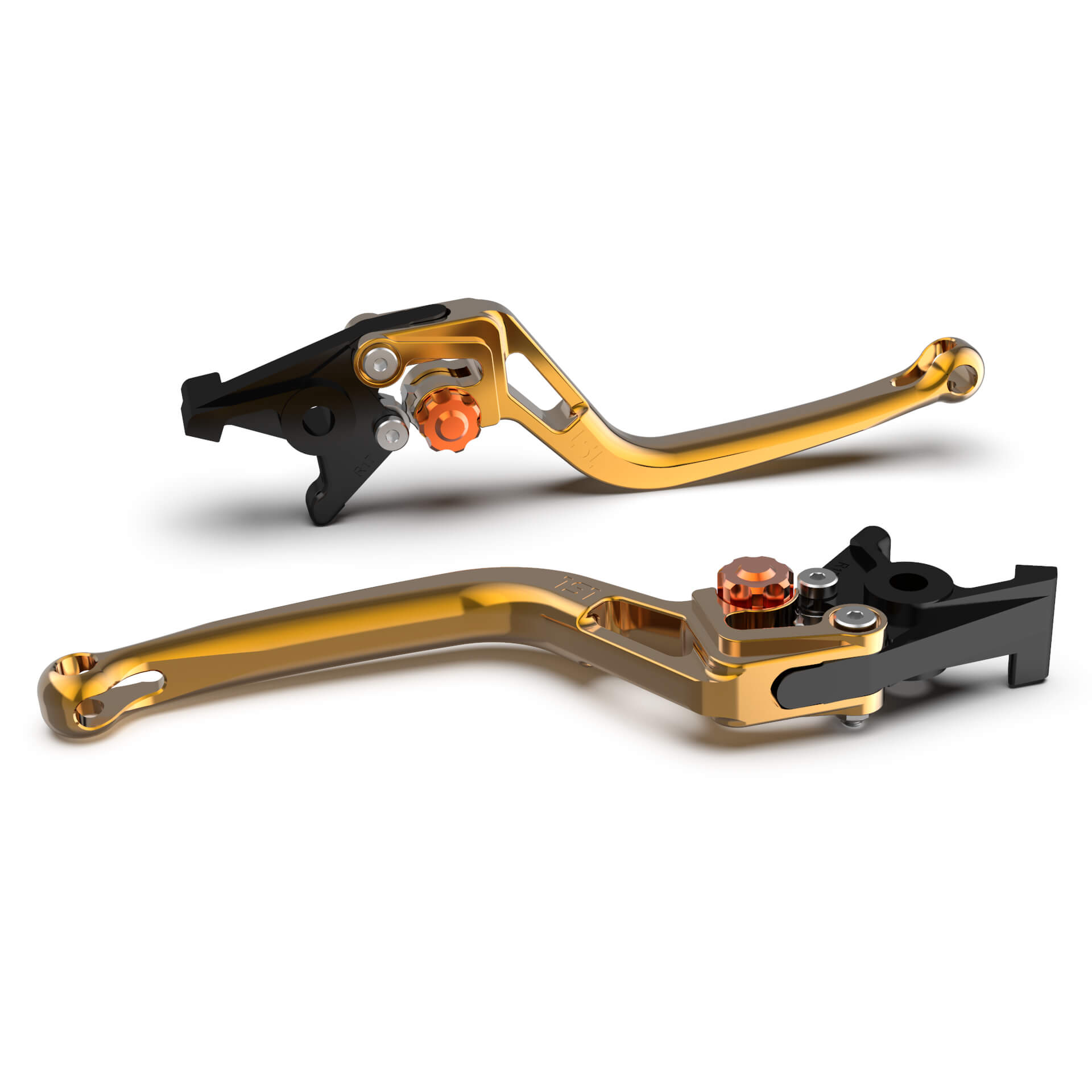 Maneta de freno LSL BOW R69, oro/naranja