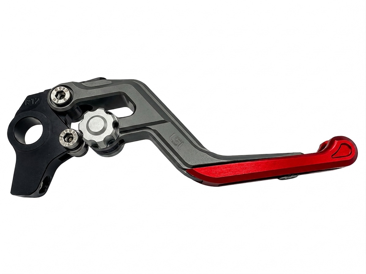 LSL ERGONIA Maneta de freno R33 Antracita/Plata/Rojo