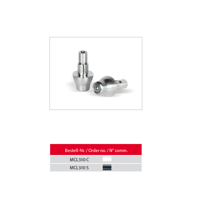 Contrapeso de manillar TRW de aluminio MCL310C en plata