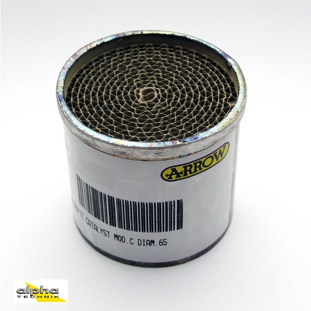 ARROW catalizador para Derbi GPR125 a partir del año de modelo 2009- y para Yamaha T135 a partir del año de modelo 2007-