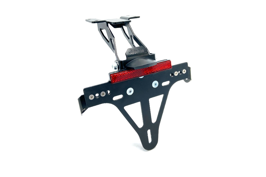 Soporte de matrícula alpha Technik para Yamaha R7 a partir del año modelo 2022-, Tipo RM39 / RM40