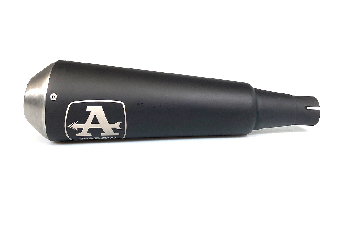 Escape ARROW DARK PRO-RACE de acero inoxidable para Brixton BX125X / Felsberg 125X, año del modelo 2019-2020