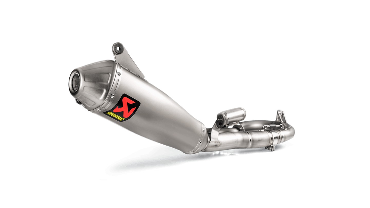 Sistema completo Akrapovic Evolution Line de titanio para Yamaha YZ250F 2019-