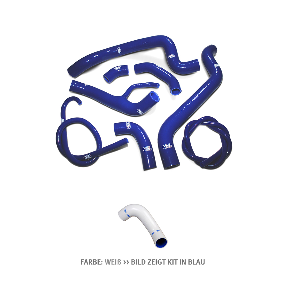 SAMCO SPORT Kit de mangueras de silicona blanco para Ducati 848 1098 R S 1198 R S Año del modelo 2007-2014