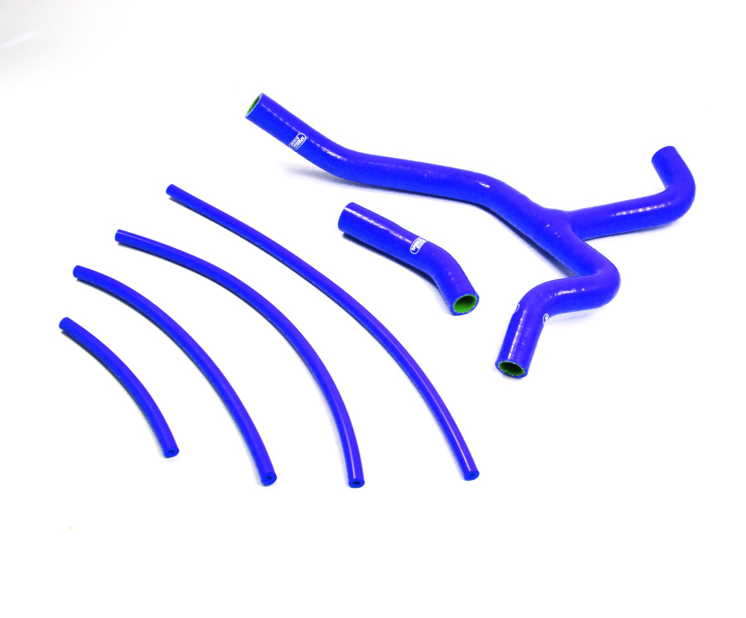 Kit de mangueras de silicona SAMCO SPORT termostato Bypass azul para KTM 390 RC año del modelo 2014-2020