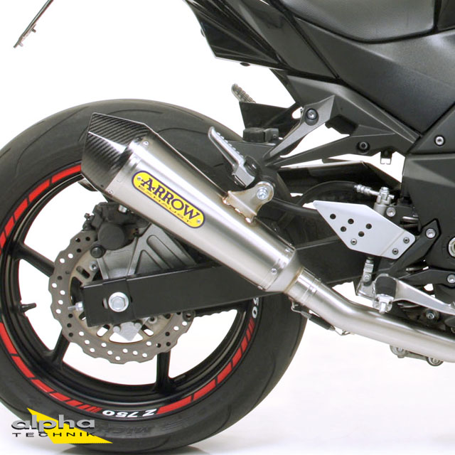 ARROW Escape X-KONE Acero Inoxidable para Kawasaki Z750 / Z800 / Z800E 2011-2016