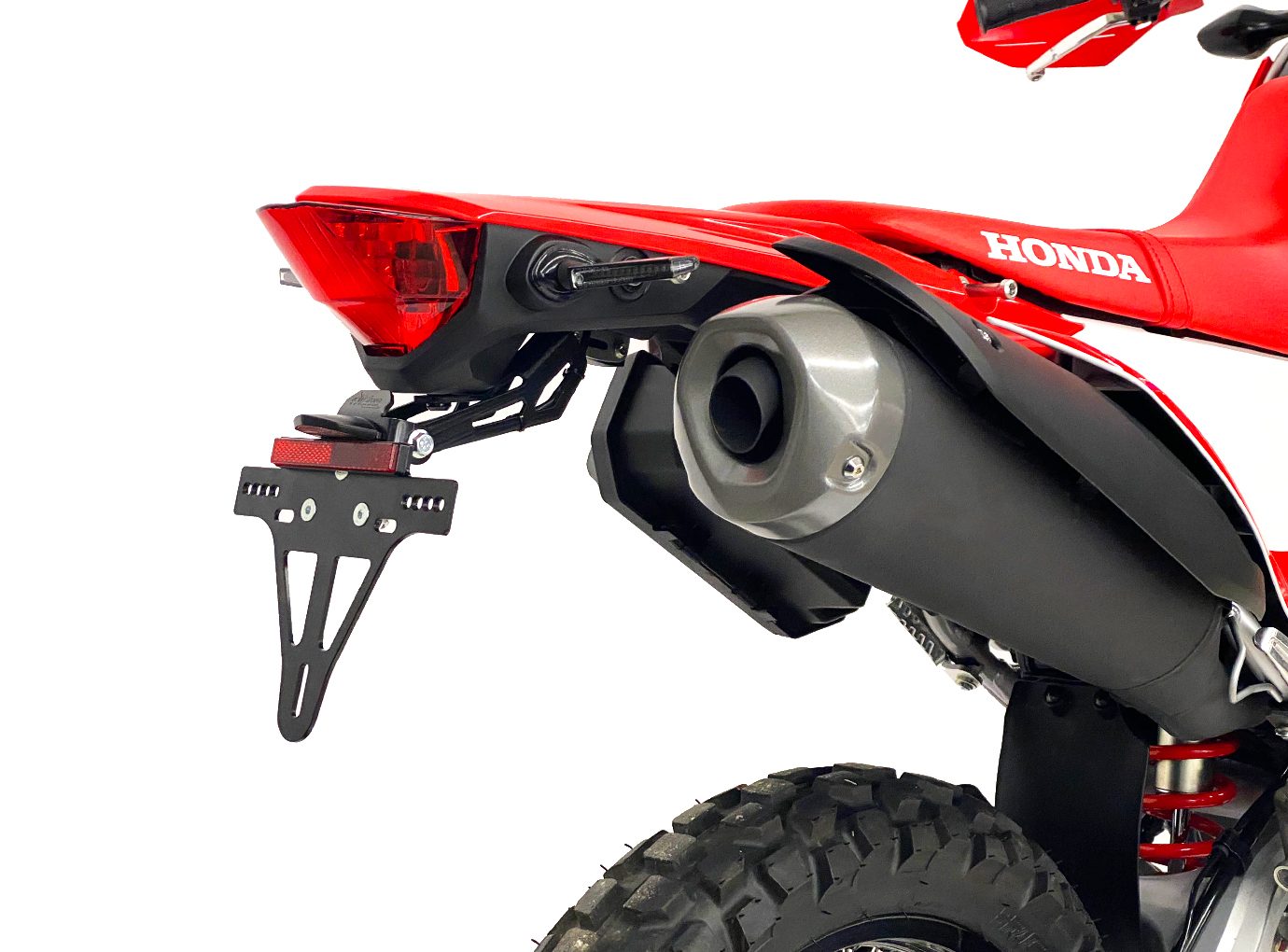 Soporte de matrícula alpha Technik para Honda CRF300L / CRF300LA Rally, Tipo ND16, Año de modelo 2021-